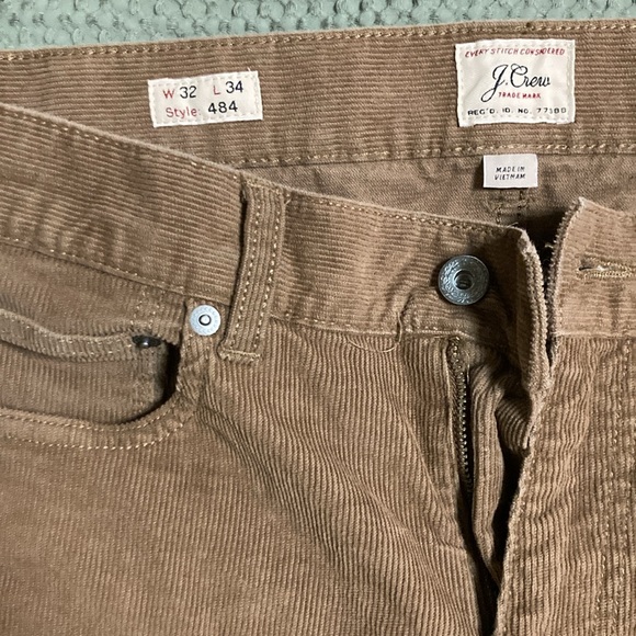 Slim Jcrew Cords 32x34 - Picture 2 of 3